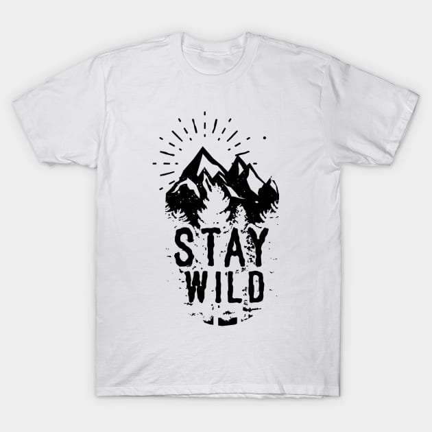 Stay Wild T-Shirt by ShirtHappens